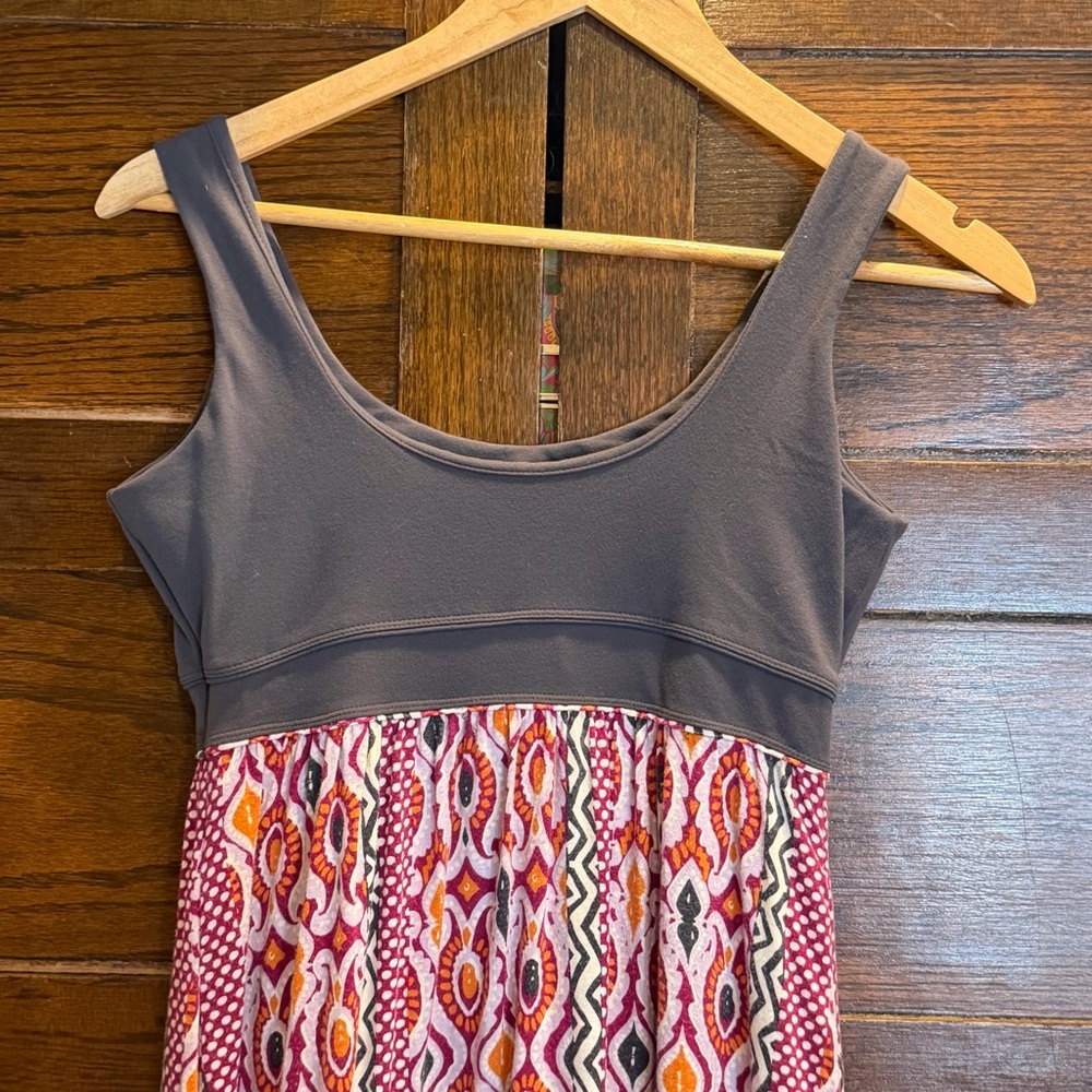 Athleta Small Multicolor Patterned Dress Lined Sh… - image 4